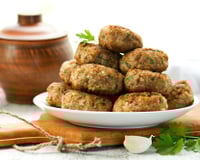 Bolinho de brócolis assado