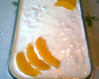 Pavê de Pêssego da Kell