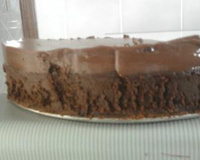 Torta trufada de 2 chocolates