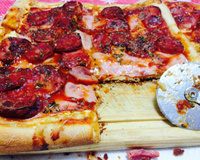 Massa super rápida de pizza crocante