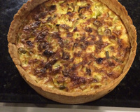 Quiche de alho poró