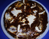 Bolo de chocolate e café