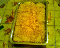 Torta de frango com pão de forma