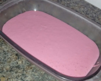 Danone caseiro de morango