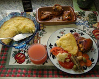 Purê assado (batata e queijos) do Lúcio Cezar