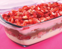 Delicia gelada de morango