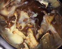 Pavê de baunilha e chocolate