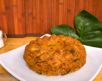 Bolo salgado com taioba