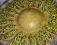 Torta girassol de ricota e espinafre