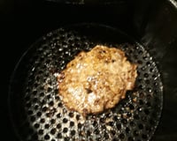 Hambúrguer na air fryer