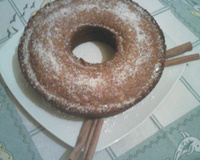 Bolo de maçã com coco