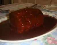 Lagarto na cerveja preta