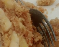 Bolo de banana tipo cuca