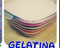 Gelatina Colorida em camadas