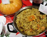 Arroz cremoso com especiarias e coco