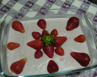 Mousse de morango