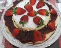 Naked cake de morango