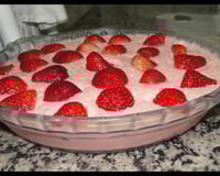 Falso mousse de morango (delicioso)