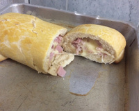 Pão de liquidificador recheado