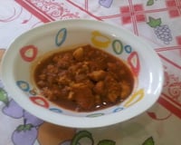 Cação ao molho vermelho