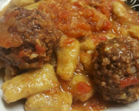 Nhoque de batata doce ao molho sugo