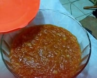 Doce de mamão maduro da Emeliza