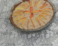 Torta de maçã com massa de bolacha