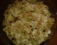 Macarrão especial com brócolis e bacon