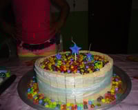 Bolo de chocolate com leite de coco