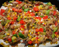 Torta da sobra (frango ensopado com legumes)