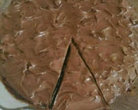 Bolo de iogurte e creme de avelã