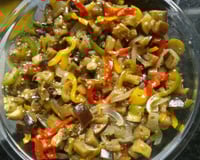 Berinjela em conserva para petisco