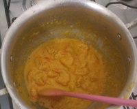 Camarão ao molho branco