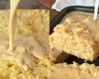 Bolo de doce de leite quente viral da internet é perfeito para servir com cafezinho: muito molhadinho, dá água na boca só de pensar