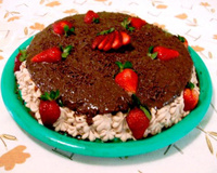 Bolo de chocolate cremoso
