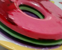 Gelatina Colorida em camadas