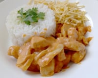 Strogonoff de frango simples