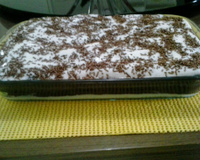 Pavê de chocolate com biscoito maizena