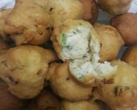 Bolinho de chuva salgado diferente