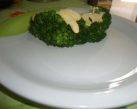 Brócolis com creme de milho