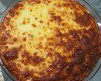 Gratinado de batata com frango