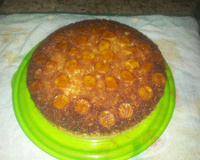 Bolo de banana caramelada