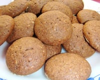 Biscoitos de chocolate e aveia