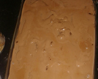 Pavê misto de biscoito de maisena