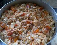 Galinhada com palmito