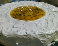 Bolo mousse de maracujá