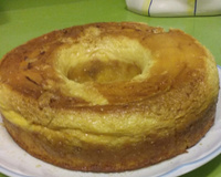 Bolo pudim de laranja