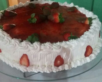 Recheio de morango para bolos