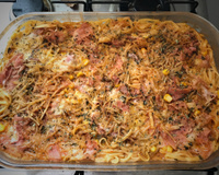 Macarrão talharim de forno