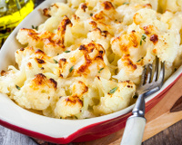 Couve-flor assada na maionese: receita prática